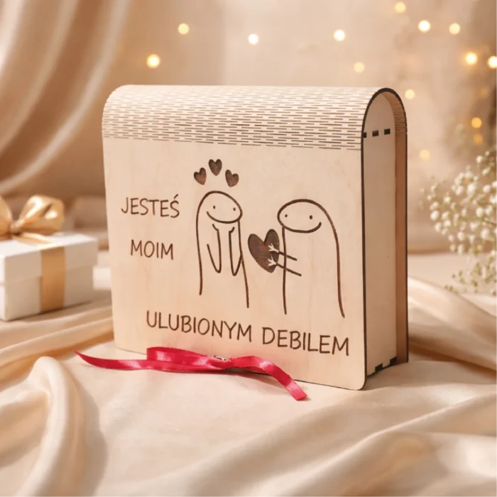 personalizowane pudełko z grawerem elegancki prezent