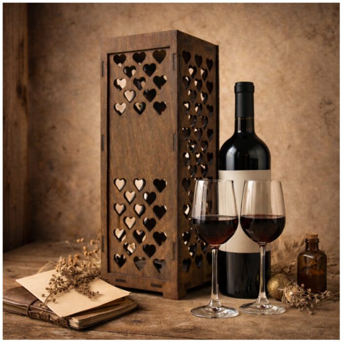 Skrzynka na wino prezent na urodziny