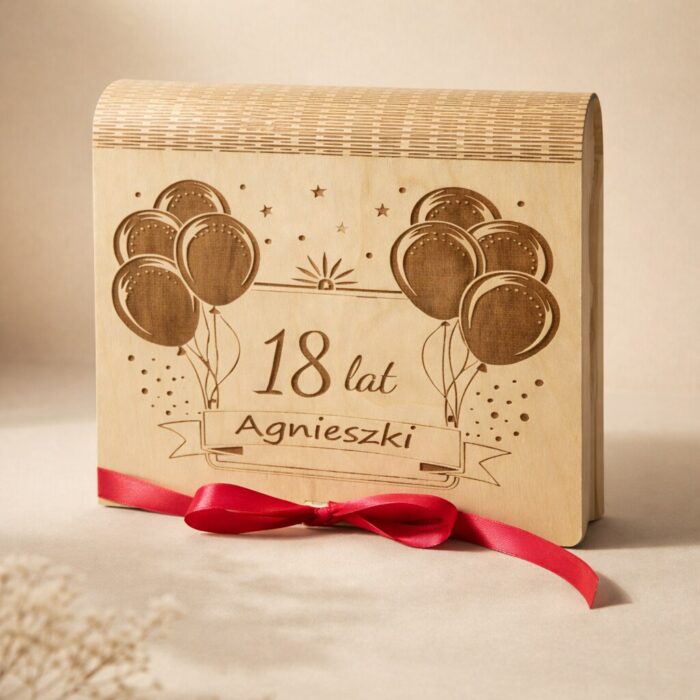 pudełko na 18 urodziny z grawerem