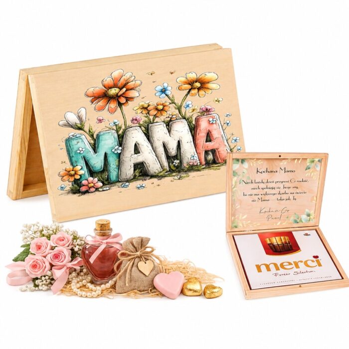Personalizowane Pudełko na Merci dla Mamy